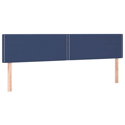 kontinentalseng med madras 120x190 cm stof blå