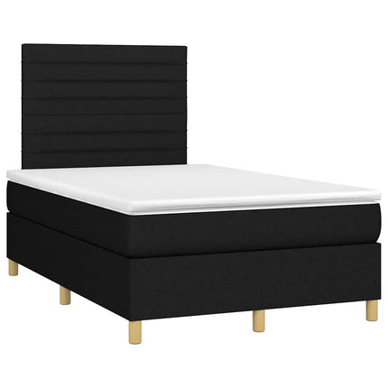 kontinentalseng med madras 120x190 cm stof sort