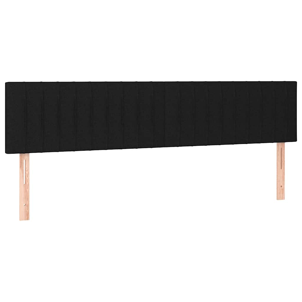 kontinentalseng med madras 120x190 cm stof sort