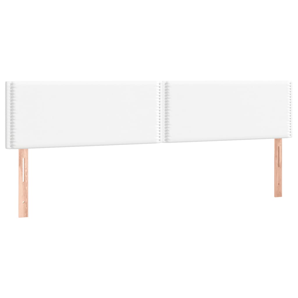 kontinentalseng med madras 120x190 cm kunstlæder hvid