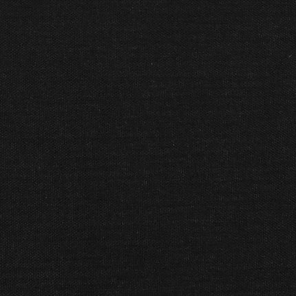 kontinentalseng med LED-lys 120x190 cm stof sort