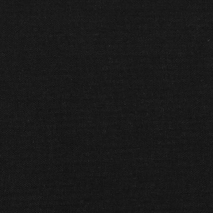 kontinentalseng med LED-lys 120x190 cm stof sort