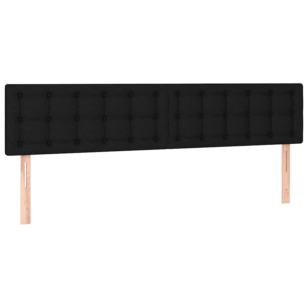 kontinentalseng med madras 120x190 cm stof sort