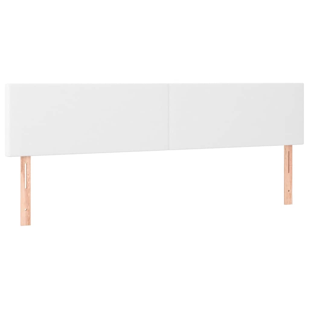 kontinentalseng med madras 120x190 cm kunstlæder hvid