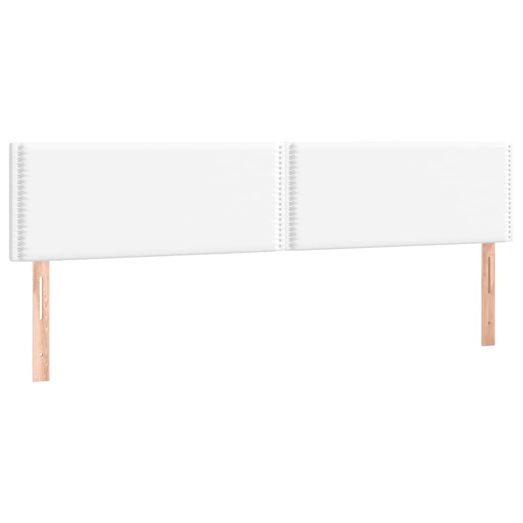 kontinentalseng med madras 120x190 cm kunstlæder hvid