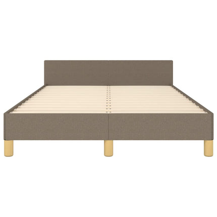 sengeramme uden madras 120x190 cm stof gråbrun