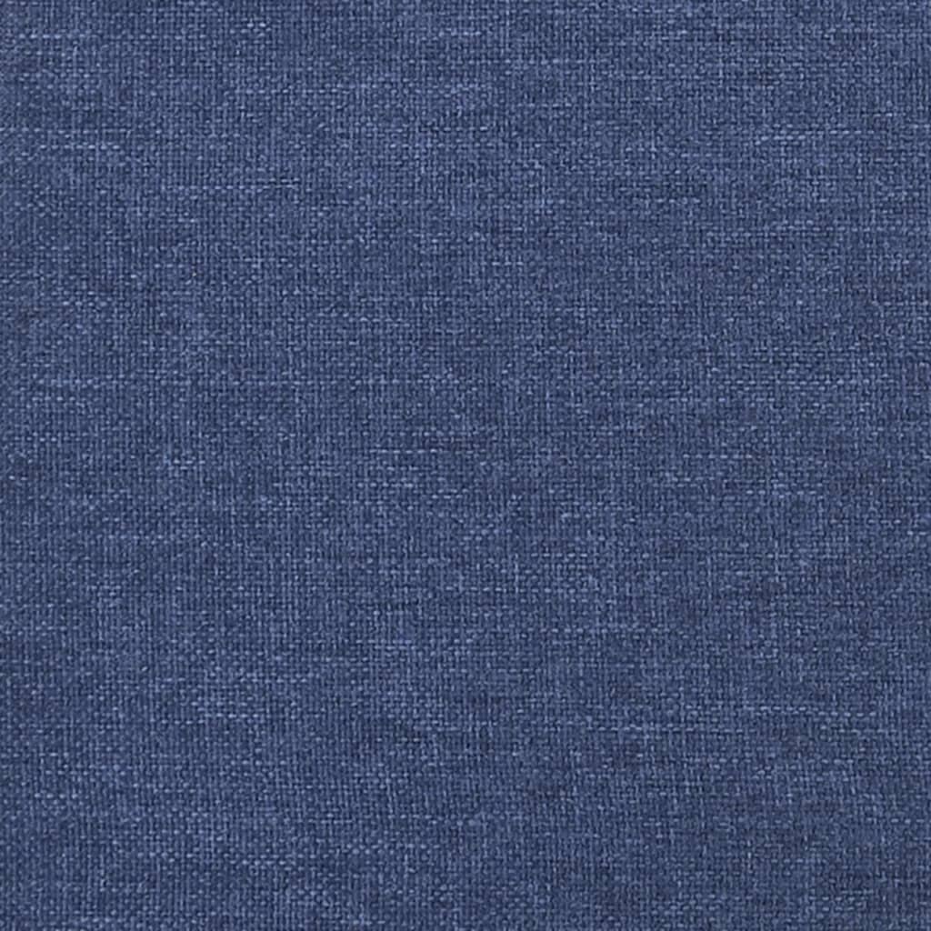 sengeramme uden madras 120x190 cm stof blå