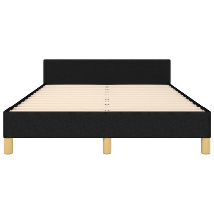 sengeramme uden madras 120x190 cm stof sort