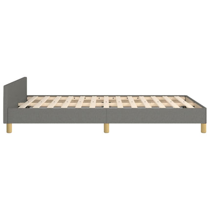 sengeramme uden madras 120x190 cm stof enkeltseng Mørkegrå