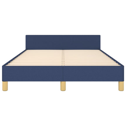 sengeramme uden madras 120x190 cm stof blå