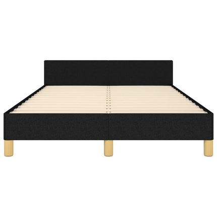 sengeramme uden madras 120x190 cm stof sort