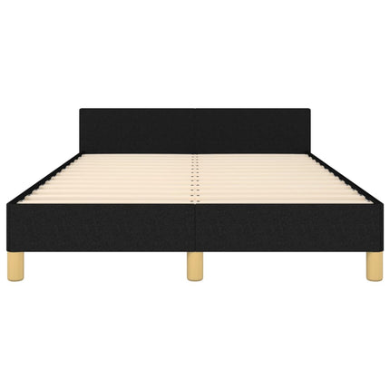 sengeramme uden madras 120x190 cm stof sort