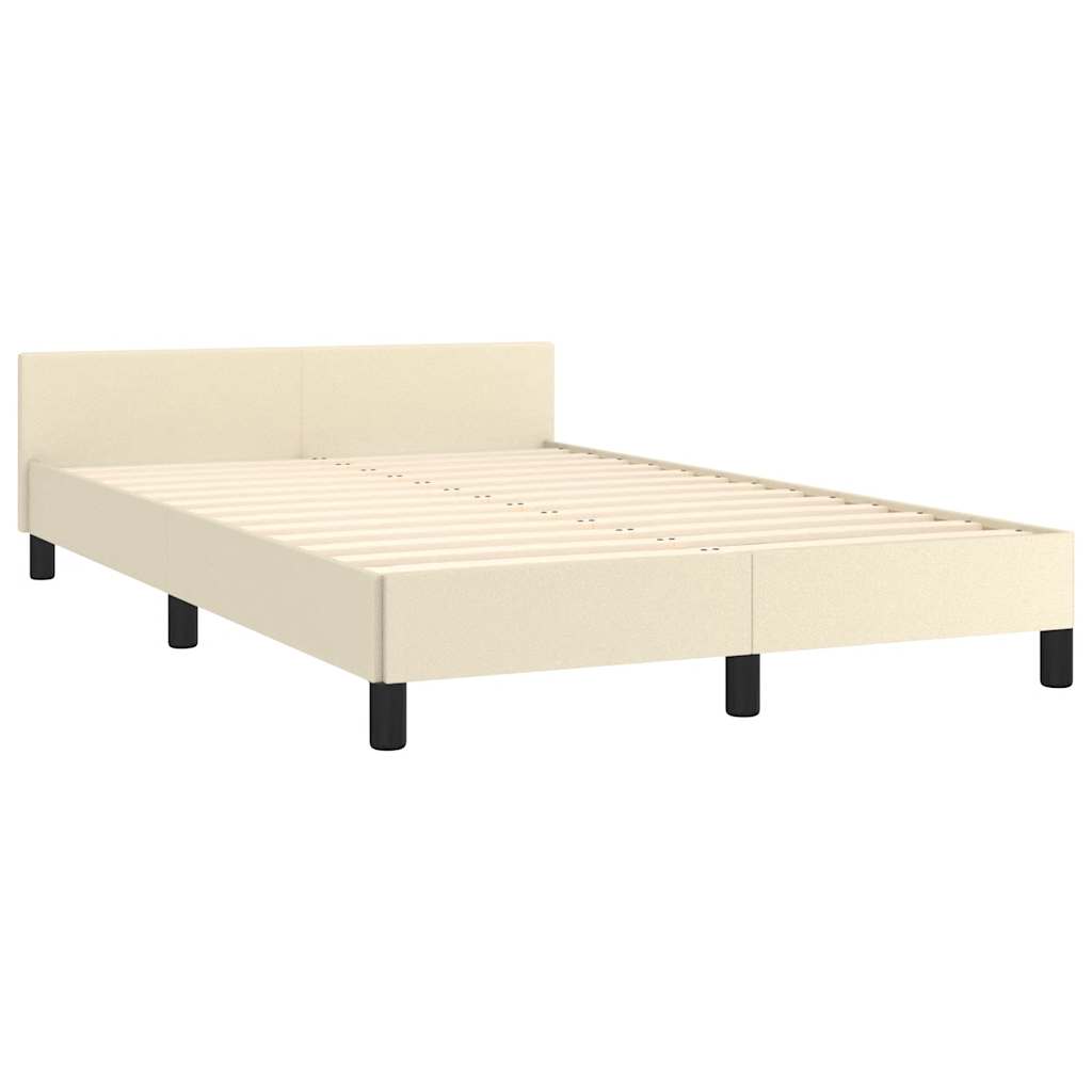 sengeramme uden madras 120x190 cm kunstlæder enkeltseng