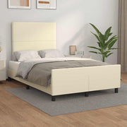 sengeramme uden madras 120x190 cm kunstlæder enkeltseng