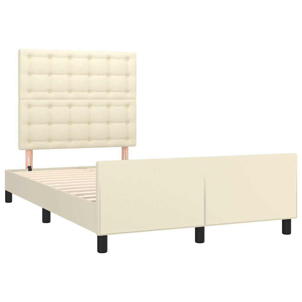 sengeramme uden madras 120x190 cm kunstlæder enkeltseng