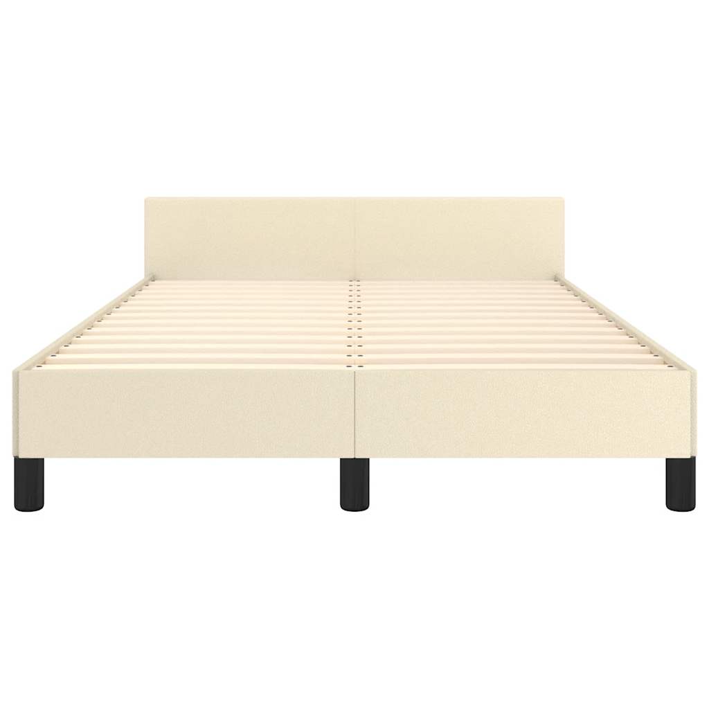 sengeramme uden madras 120x190 cm kunstlæder enkeltseng
