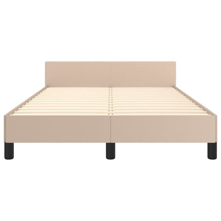 sengeramme uden madras 120x190 cm cappuccino farvet