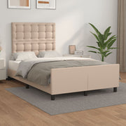 sengeramme uden madras 120x190 cm cappuccino farvet