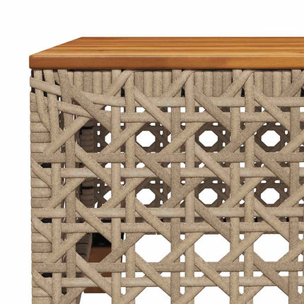 sofasæt til haven 8 dele med hynder polyrattan beige