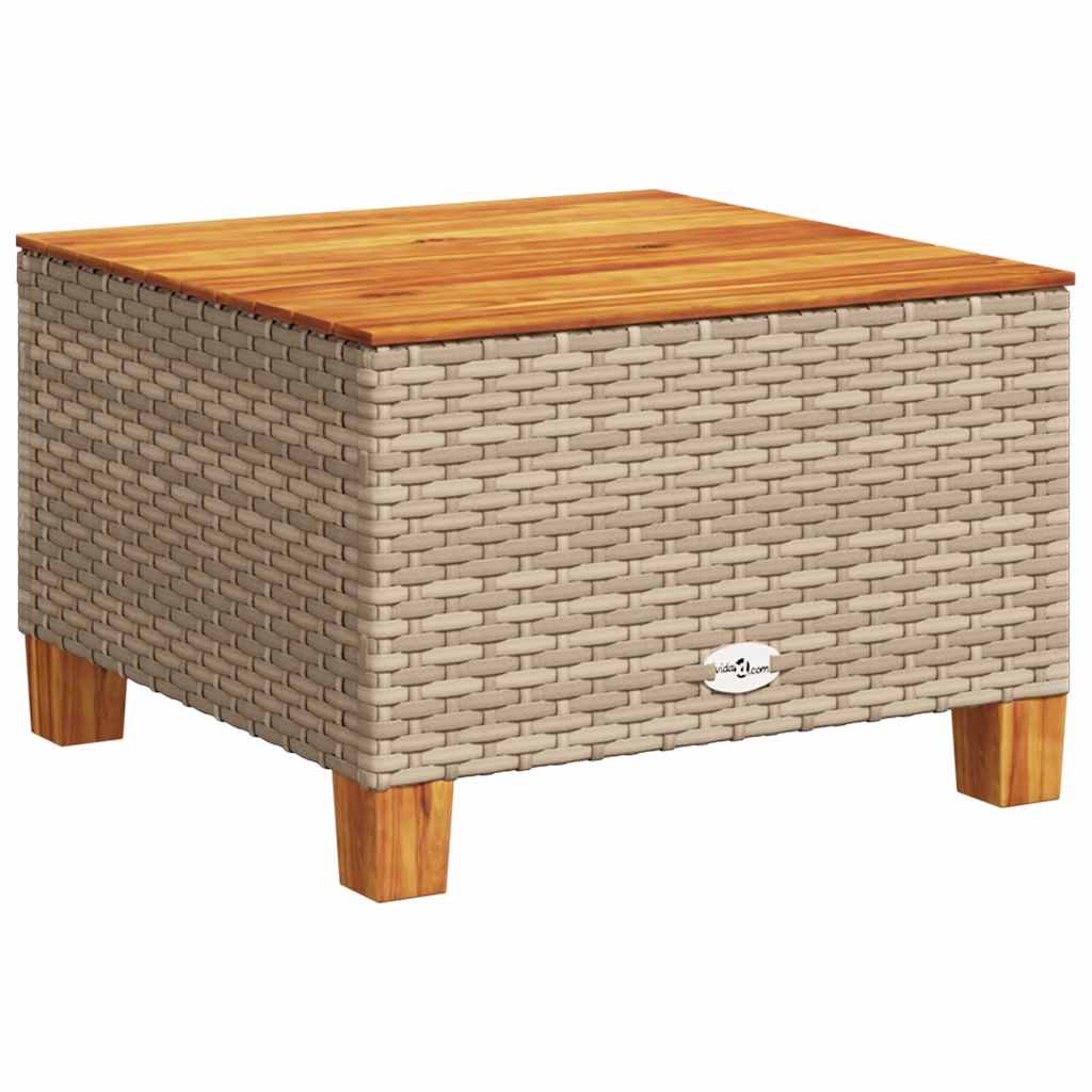 sofasæt til haven 9 dele med hynder polyrattan beige