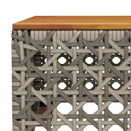sofasæt til haven 9 dele med hynder polyrattan grå