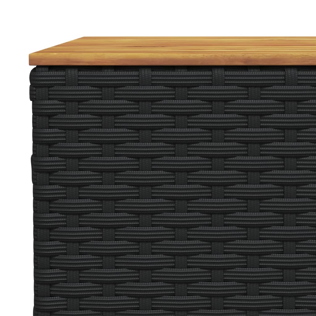 sofasæt til haven 10 dele med hynder polyrattan sort