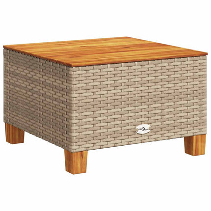 sofasæt til haven 11 dele med hynder polyrattan beige