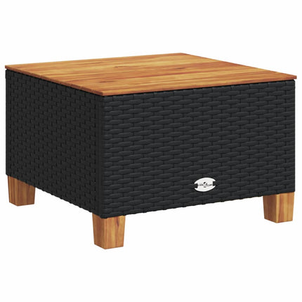 sofasæt til haven 11 dele med hynder polyrattan sort