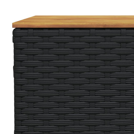 sofasæt til haven 11 dele med hynder polyrattan sort