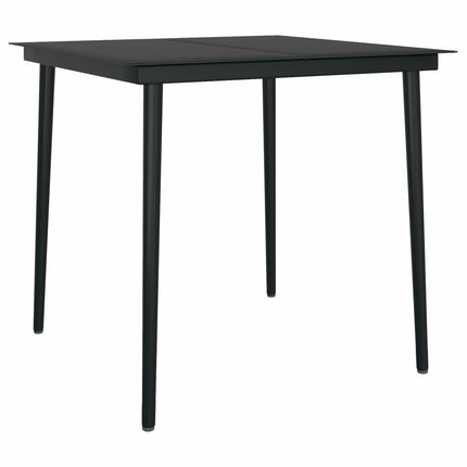 Have Spisebordssæt med pude 5 pcs Grå polyrattan