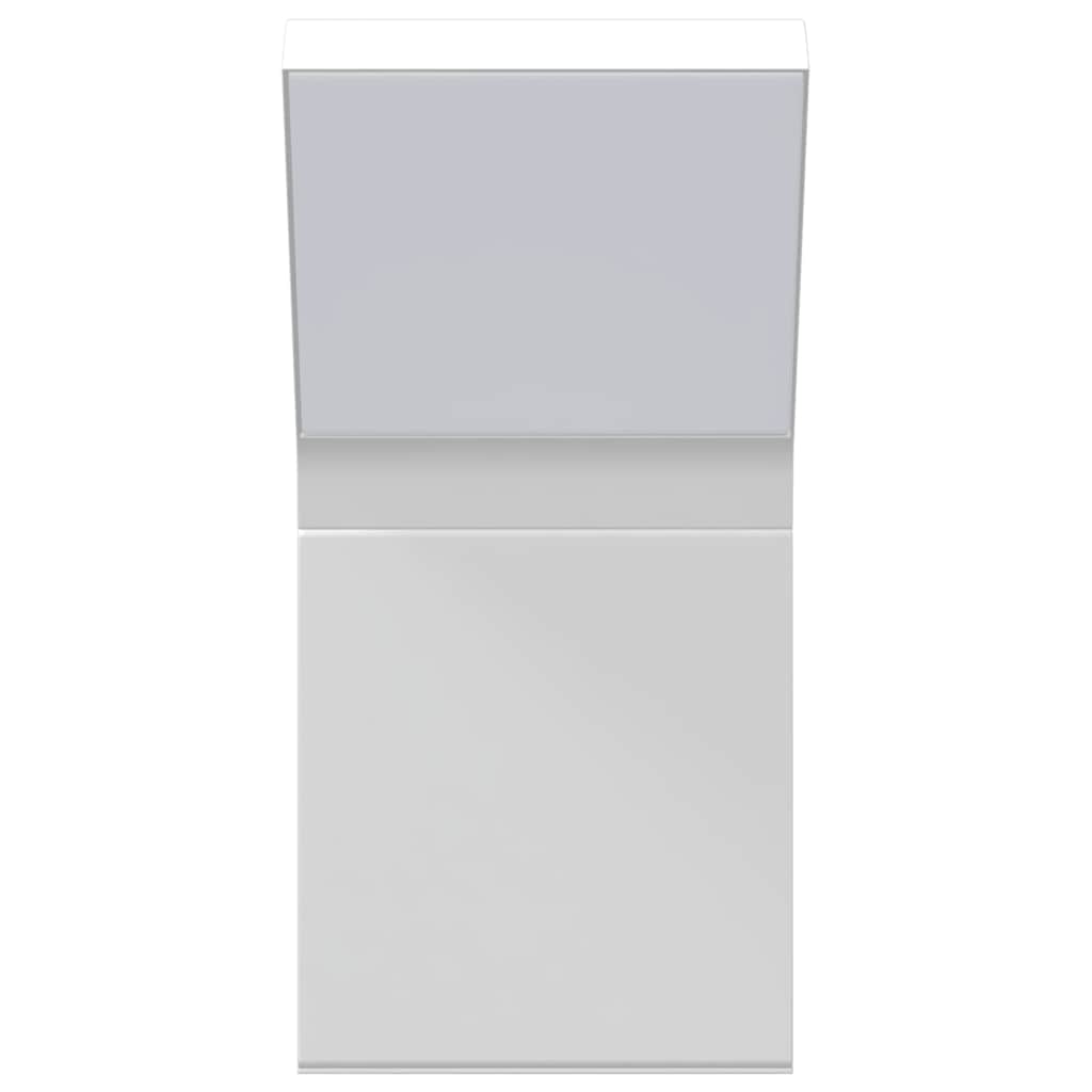 udendørs LED-væglamper 2 stk. trykstøbt aluminium hvid