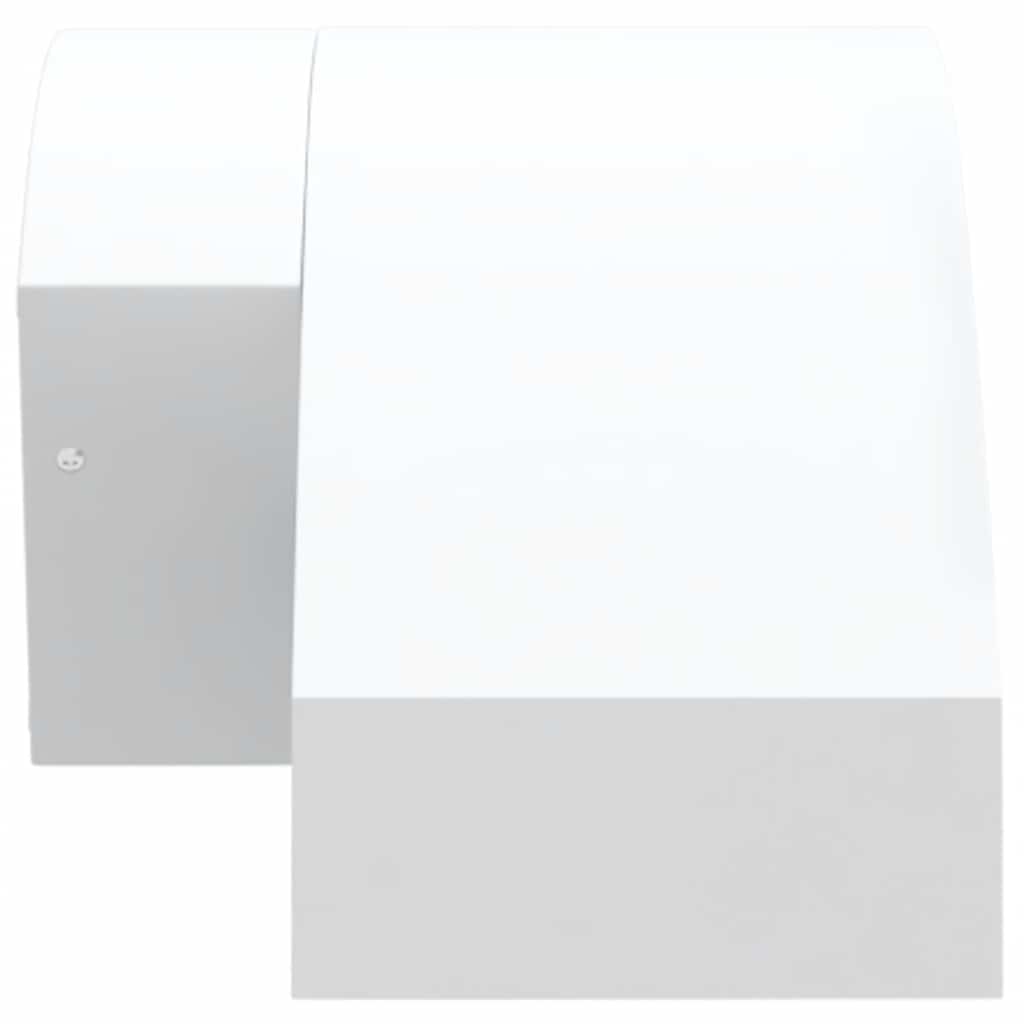 udendørs LED-væglamper 2 stk. sensorer trykstøbt aluminium hvid