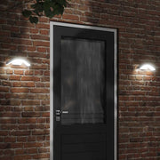 udendørs LED-væglamper 2 stk. sensorer trykstøbt aluminium hvid