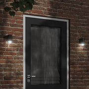 udendørs væglampe trykstøbt aluminium sort