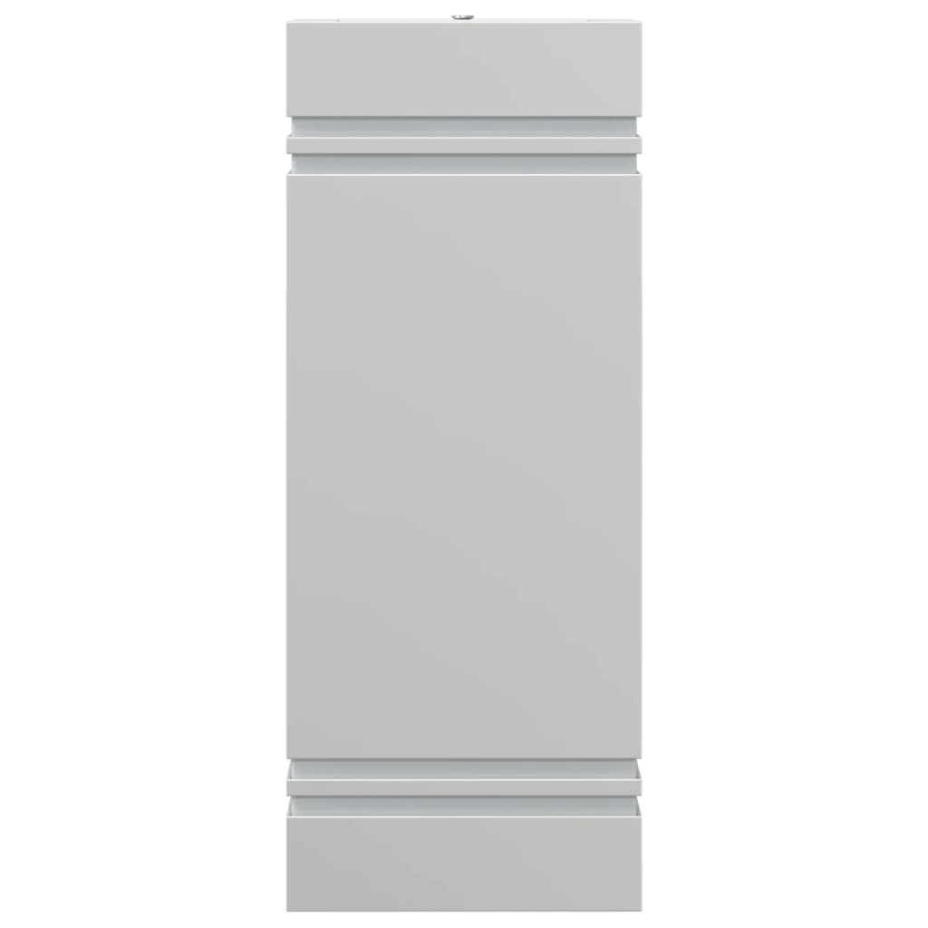 udendørs væglampe rustfrit stål sølvfarvet