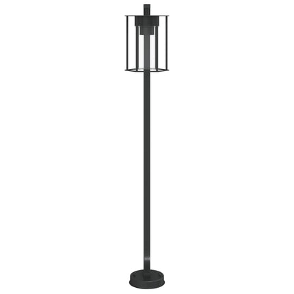 udendørs standerlamper 3 stk. 100 cm rustfrit stål sort