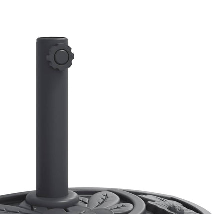 parasolfod Ø38/48 mm stænger 9 kg halvrund