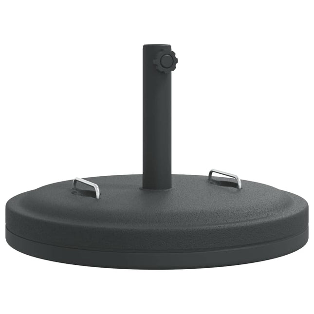 parasolfod med håndtag til Ø38/48 mm stænger 25 kg rund