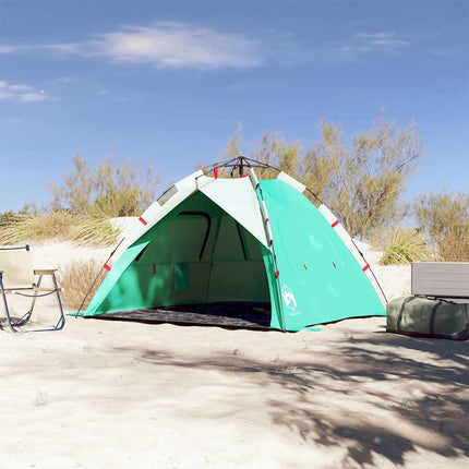 3-personers campingtelt vandtæt quick-release grøn