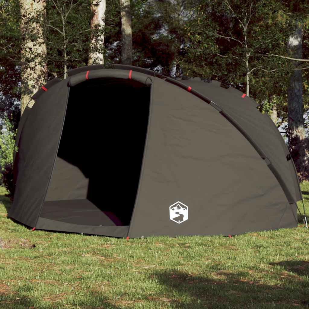 5-personers fisketelt - vandafvisende campingtelt, brun