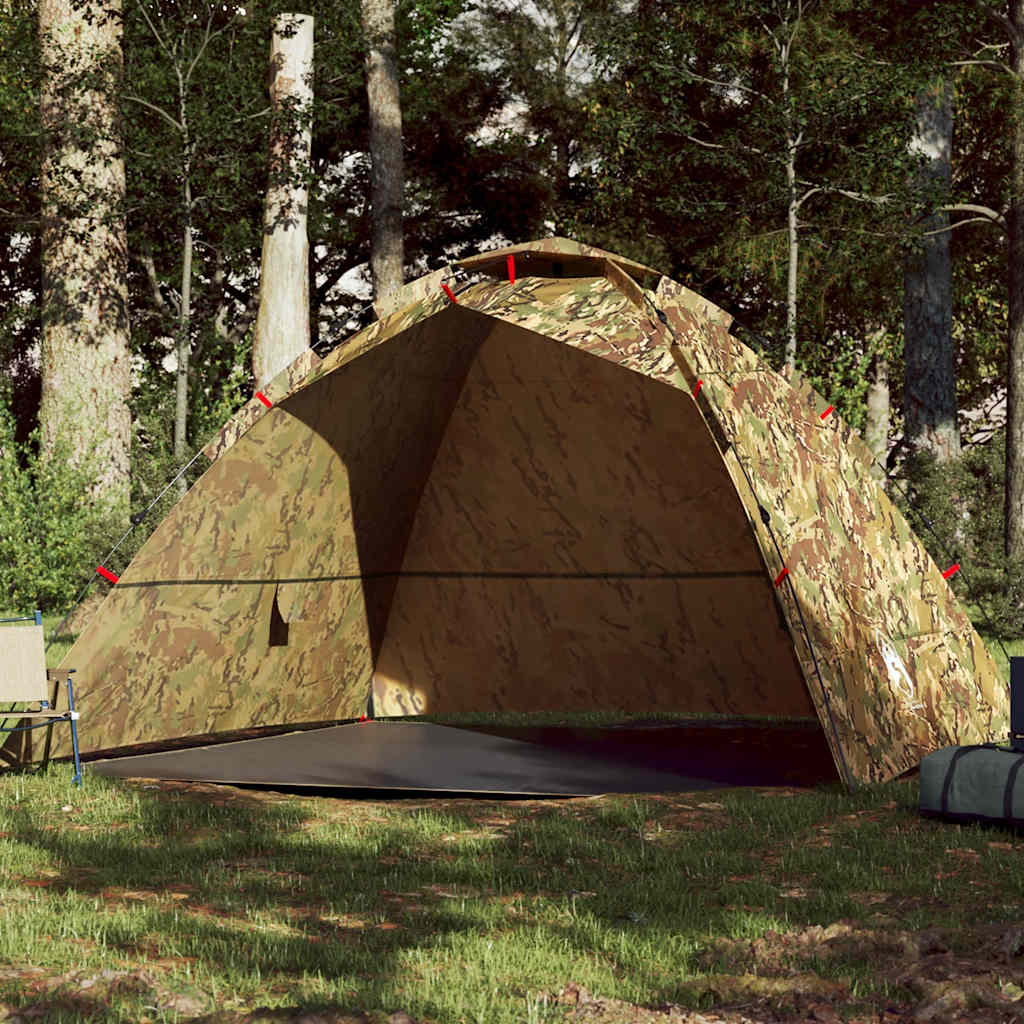 4-personers fisketelt med quick-release - camouflage