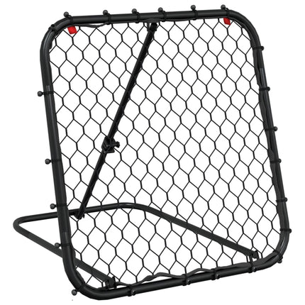 rebounder 84x73x60-80 cm justerbart stål sort