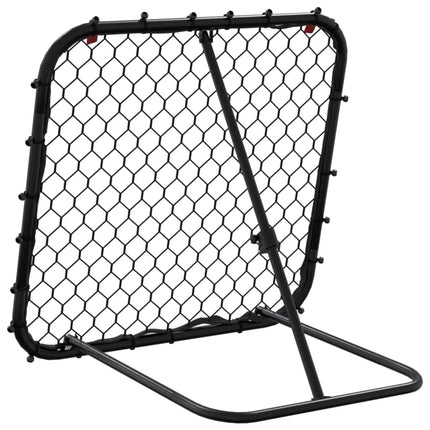 rebounder 84x73x60-80 cm justerbart stål sort