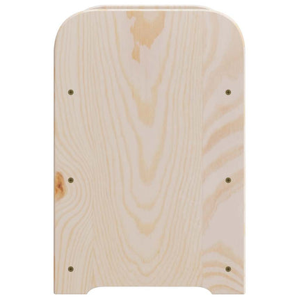 vinreol 33x25x37 cm massivt fyrretræ