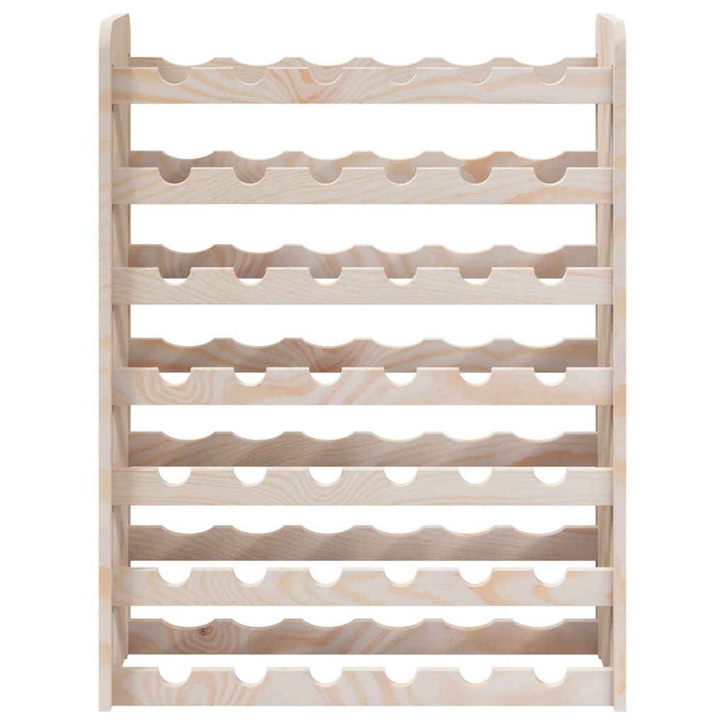 vinreol 67,5x25x87 cm massivt fyrretræ