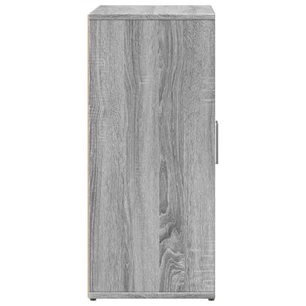skænke 2 stk. 60x31x70 cm konstrueret træ grå sonoma-eg