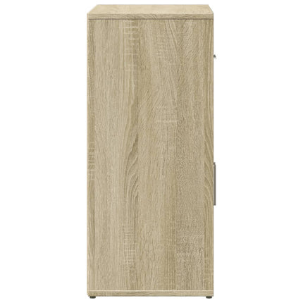 skænke 2 stk. 60x31x70 cm konstrueret træ sonoma-eg