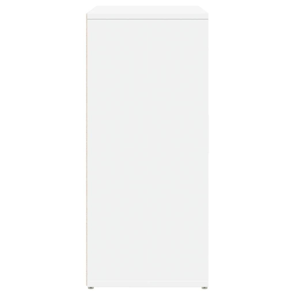 skænke 2 stk. 60x31x70 cm konstrueret træ hvid