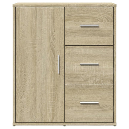 skænke 2 stk. 60x31x70 cm konstrueret træ sonoma-eg