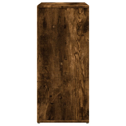 skænke 2 stk. 60x31x70 cm konstrueret træ røget egetræsfarve